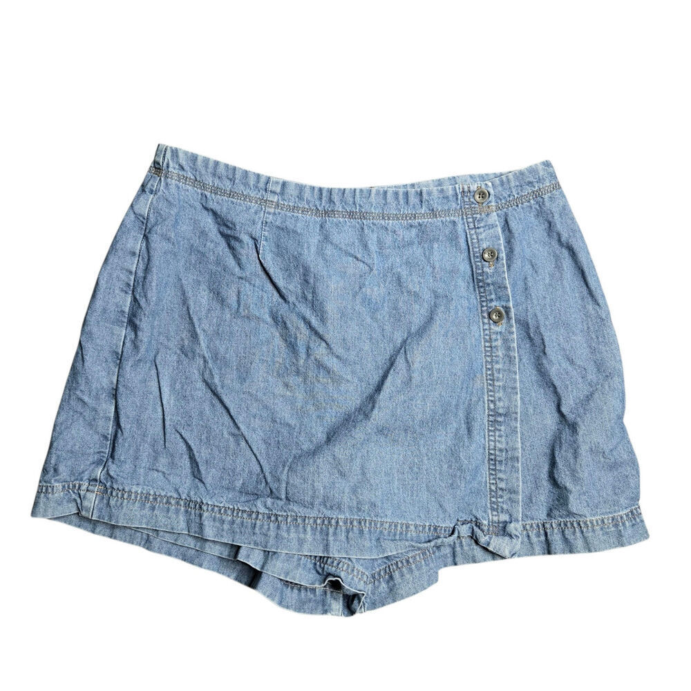 Vintage High‎ Sierra Denim Skort Size: 16